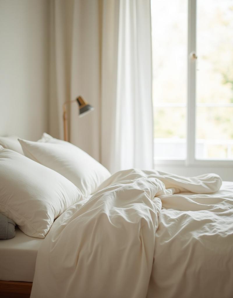 Belgian Linen Duvet Set - Natural cream bedding